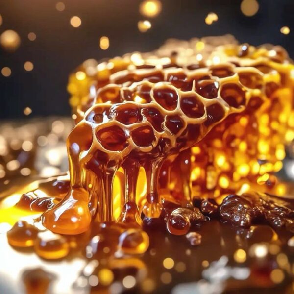 Wild flower honey with Honey Comb 1000g - Image 8